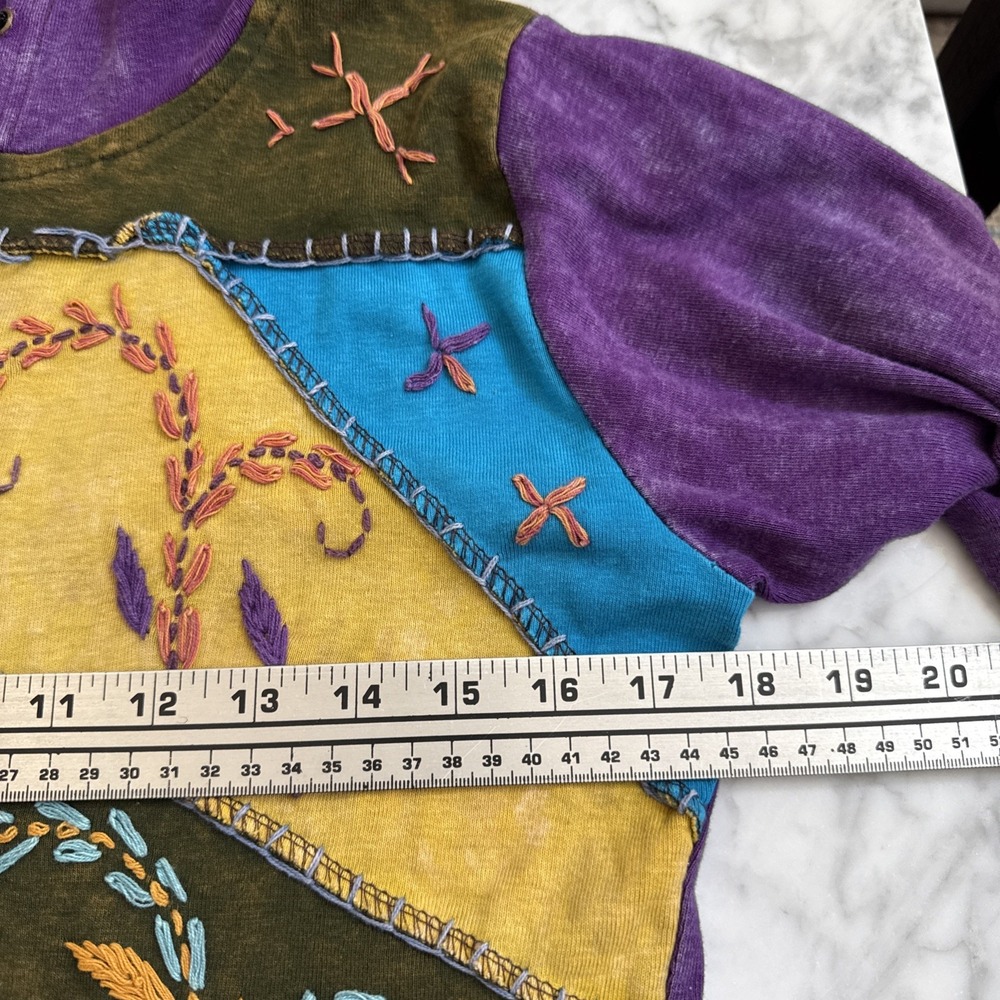 Kpc Patchwork Sz Small Embroidered Zip Hoodie, La… - image 7